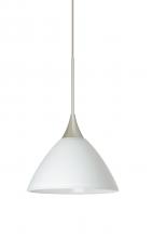  X-174307-SN - Besa Pendant For Multiport Canopy Domi Satin Nickel White 1x50W Halogen