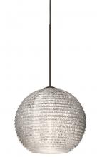  X-4615GL-BR - Besa Pendant For Multiport Canopy Kristall 6 Bronze Glitter 1x35W Halogen