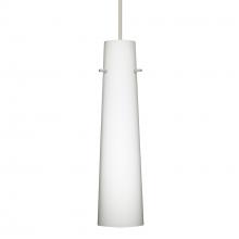  X-567407-SN - Besa Camino Pendant for Multiport Canopy Satin Nickel Opal Matte 1x50W Halogen