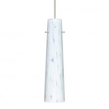  X-567419-SN - Besa Camino Pendant for Multiport Canopy Satin Nickel Carrera 1x50W Halogen