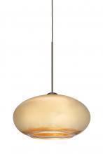  XP-2492GF-BR - Besa Pendant Brio 7 Bronze Gold Foil 1x35W Halogen