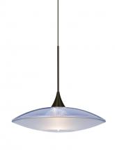  XP-6294BL-BR - Besa Pendant Spazio Bronze Blue/Frost 1x50W Halogen