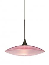  XP-6294RD-BR - Besa Pendant Spazio Bronze Red/Frost 1x50W Halogen