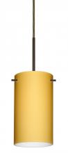  1BT-4404VM-MED-BR - Besa Stilo 7 Pendant Bronze Vanilla Matte 1x40W B10 Med