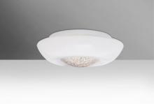  GLEEM12CLC-LED - Besa, Gleem 12 Ceiling, Opal Glossy/Clear, 1x17W LED