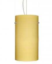  1KX-4120VM-LED-SN - Besa Tondo 12 LED Pendant Vanilla Matte Satin Nickel 1x10W GU24 LED