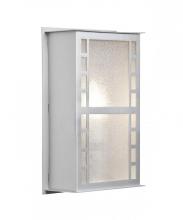  NAPOLI11-GL-BA - Besa Outdoor Napoli 11 Brushed Aluminum Glitter Glass 1x60W B10