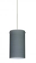  1XC-4404TN-SN - Besa Stilo 7 Pendant Satin Nickel Titan 1x50W Halogen