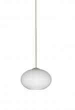  1XP-561207-SN - Besa Pendant Lasso Satin Nickel Opal Matte 1x50W Halogen