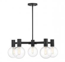  1-3073-5-89 - Wright 5-Light Chandelier in Matte Black