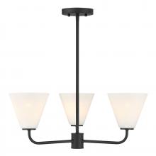  1-4013-3-89 - Blair 3-Light Chandelier in Matte Black