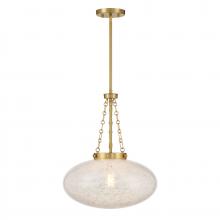  7-1740-1-322 - Willow 1-Light Pendant in Warm Brass