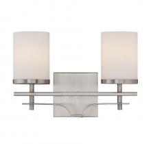  8-338-2-SN - Colton 2-Light Bathroom Vanity Light in Satin Nickel