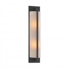  9-8257-2-89 - Carver 2-Light Wall Sconce in Matte Black