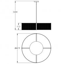 Hammerton CHB0020-48-MB-0-001-E2 - Downtown Mesh Drum - 48-Inch