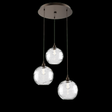 Hammerton CHB0047-03-FB-OC-C01-E2 - Terra Round 3pc Multi-Pendant