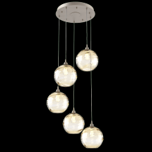 Hammerton CHB0047-05-BS-OA-C01-E2 - Terra Round 5pc Multi-Pendant