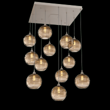 Hammerton CHB0047-12-BS-OB-C01-E2 - Terra Square 12pc Multi-Pendant