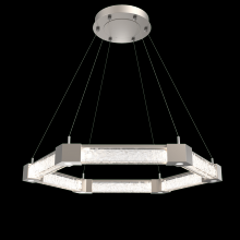  CHB0060-35-BS-GC-CA1-L1 - Axis Hexagonal Ring Chandelier-35