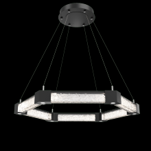  CHB0060-35-MB-GC-CA1-L1 - Axis Hexagonal Ring Chandelier-35