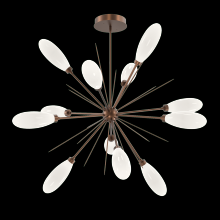  CHB0071-0B-BB-WL-001-L3 - Fiori  Starburst Chandelier - 46" -Burnished Bronze