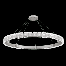  CHB0087-50-BS-TP-CA1-L3 - Tessera 50in Ring-Beige Silver-Pavé Cast Glass