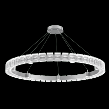  CHB0087-50-CS-TP-CA1-L3 - Tessera 50in Ring-Classic Silver-Pavé Cast Glass