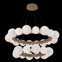  CHB0092-2T-NB-WL-CA1-L3 - Gaia Radial Ring Chandelier