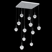  CHB0093-12-CS-MC-C01-L3 - Cabochon Square Pendant Chandelier