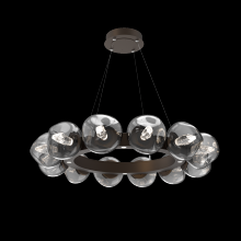  CHB0095-36-FB-GS-CA1-L1 - Luna Radial Ring Chandelier