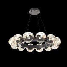  CHB0095-36-GP-GA-CA1-L3 - Luna Radial Ring Chandelier