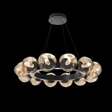  CHB0095-36-MB-GB-CA1-L1 - Luna Radial Ring Chandelier