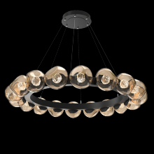  CHB0095-48-MB-FB-CA1-L3 - Luna Radial Ring Chandelier