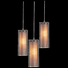 Hammerton CHB0020-08-BS-F-C01-L1 - Downtown Mesh Round 8pc Multi-Pendant