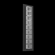  IDB0087-02-MB-TP-L2 - Tessera Sconce (M)-Matte Black-Pavé Cast Glass