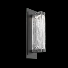  IDB0090-01-MB-TL-L1 - Tabulo Sconce-Matte Black-Linea Cast Glass