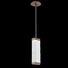  LAB0090-01-BB-TT-001-L1 - Tabulo Pendant-Burnished Bronze-Tidal Cast Glass