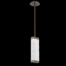  LAB0090-01-FB-TT-001-L3 - Tabulo Pendant-Flat Bronze-Tidal Cast Glass