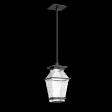  OPB0077-01-TB-C-001-L2 - Outdoor Landmark Pendant-Textured Black-Blown Glass