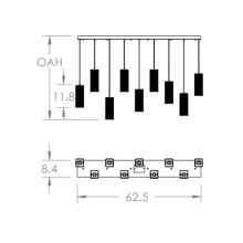  PLB0020-09-MB-0-C01-E2 - Downtown Mesh Linear Multi-Port - 09