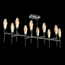  PLB0049-67-MB-RB-001-L3 - Aalto Linear Belvedere Suspension-67-Matte Black