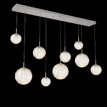  PLB0092-09-BS-A-C01-L1 - Gaia Linear Multi-Pendant Chandelier