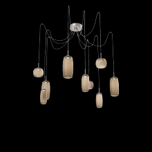 Hammerton SCB0091-09-BS-B-C01-L3 - Vessel Round 9pc Swag Multi-Pendant