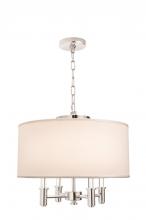  500571CH - DuPont 4 Light Round Convertible Pendant - Semi Flush Mount