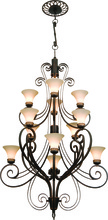  5189AC/1339 - Mirabelle (4+4+4) Light 3 Tier Foyer