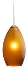  PD184AMBZX5M - Pendant Luma Amber Bronze GY6.35 Xenon 50W Monopoint Canopy