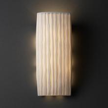 Justice Design Group POR-5135-LEAF-LED-1000 - ADA Rectangle Wall Sconce