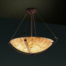 Justice Design Group ALR-9724-35-DBRZ-LED-6000 - 36" Pendant Bowl w/ Crossbar