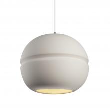  CER-6415-BIS-NCKL-WTCD-LED2-1400 - Large Sphere 1-Light LED Pendant