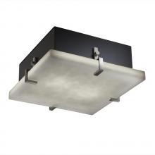  CLD-5555-NCKL-LED-2000 - Clips 12" Square Flush-Mount